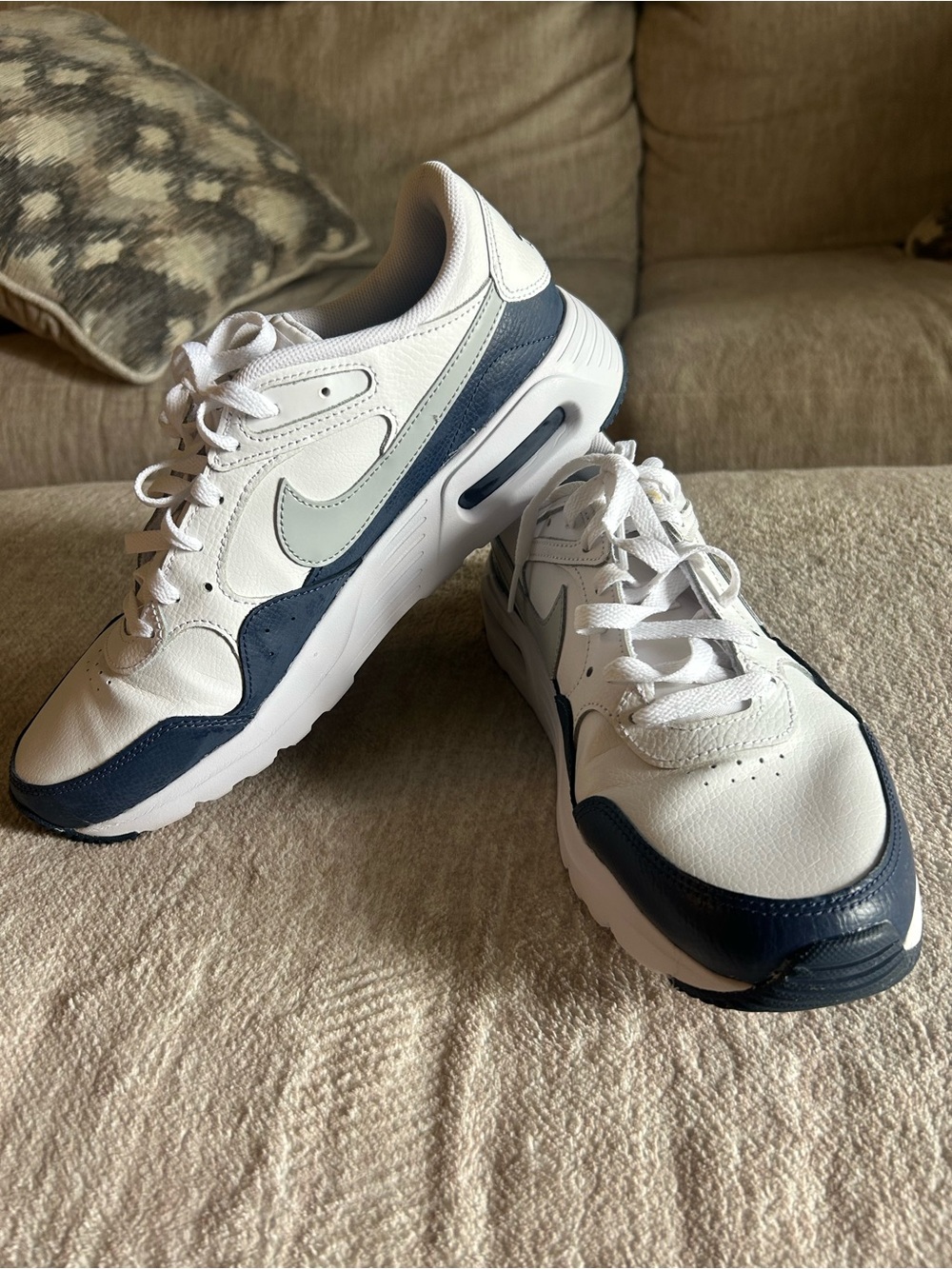 Nike White Low-Top Sneakers